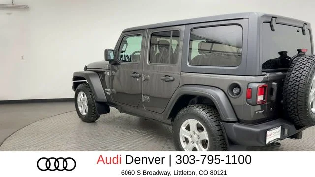 Used 2020 Gray Jeep Unlimited Sport image 4
