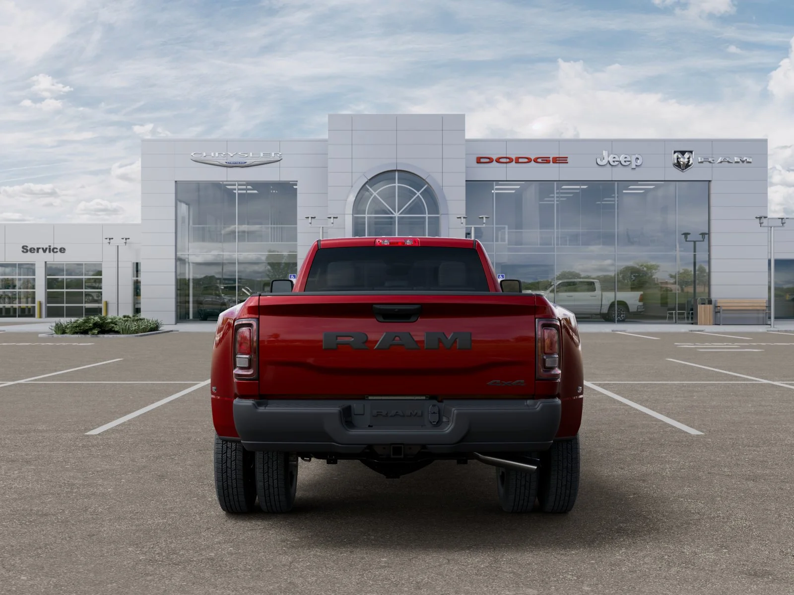 New 2026 Molten Red Pearl-Coat Exterior Paint RAM Tradesman image 33
