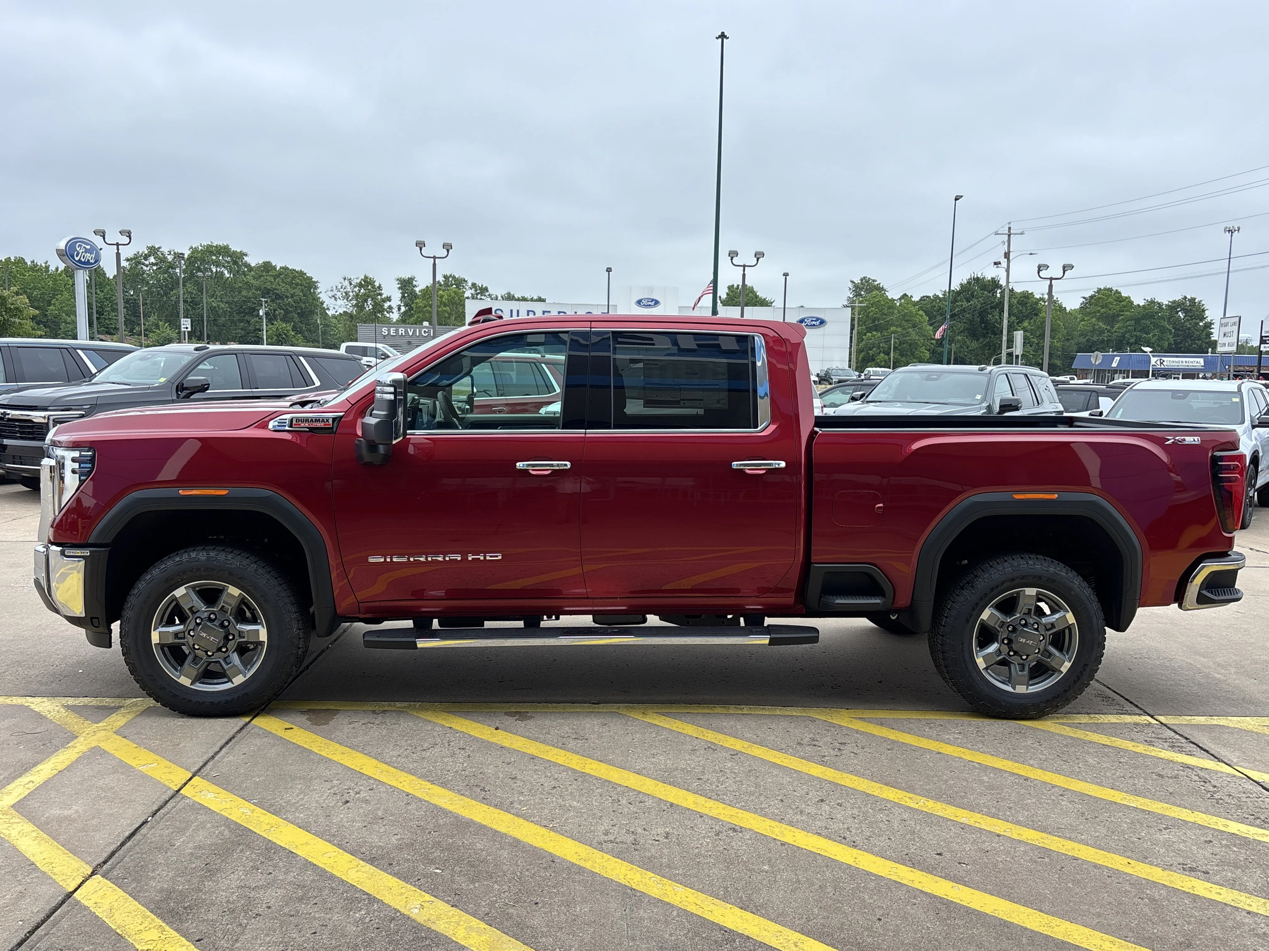 New 2026 Volcanic Red Tintcoat GMC SLT image 8