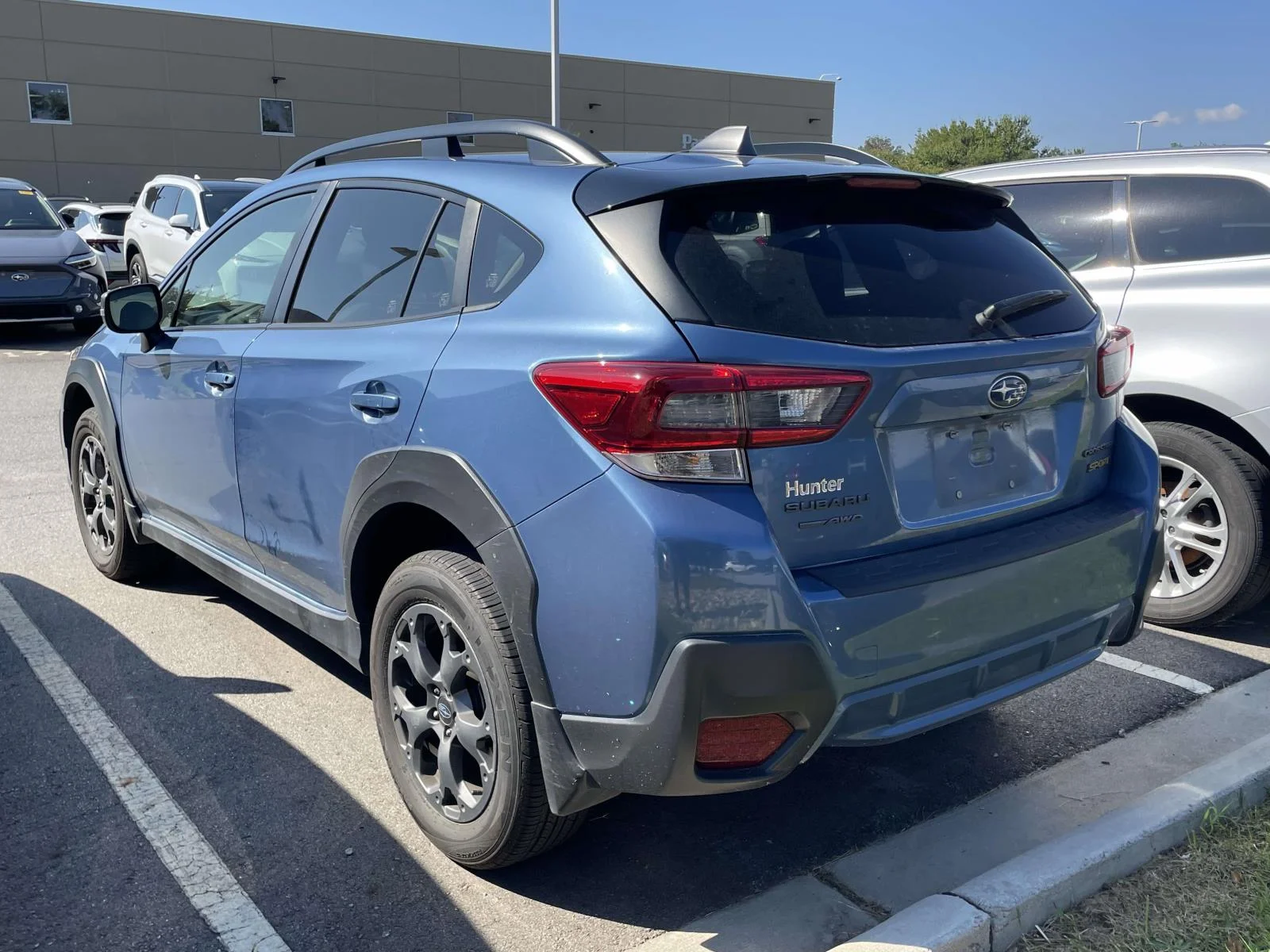 Used 2021 Horizon Blue Pearl Subaru Sport image 3