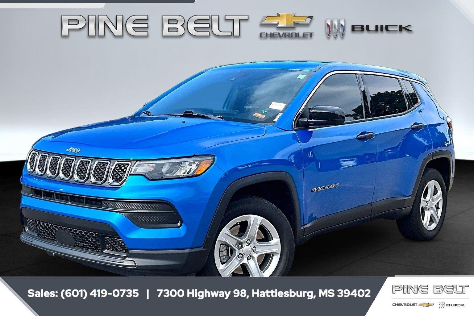 Used 2024 Blue Jeep Sport 4x4 image 10