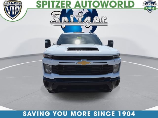 2026 Chevrolet Silverado 2500 HD Custom White at Spitzer Autoworld Chevy Buick GMC Cadillac