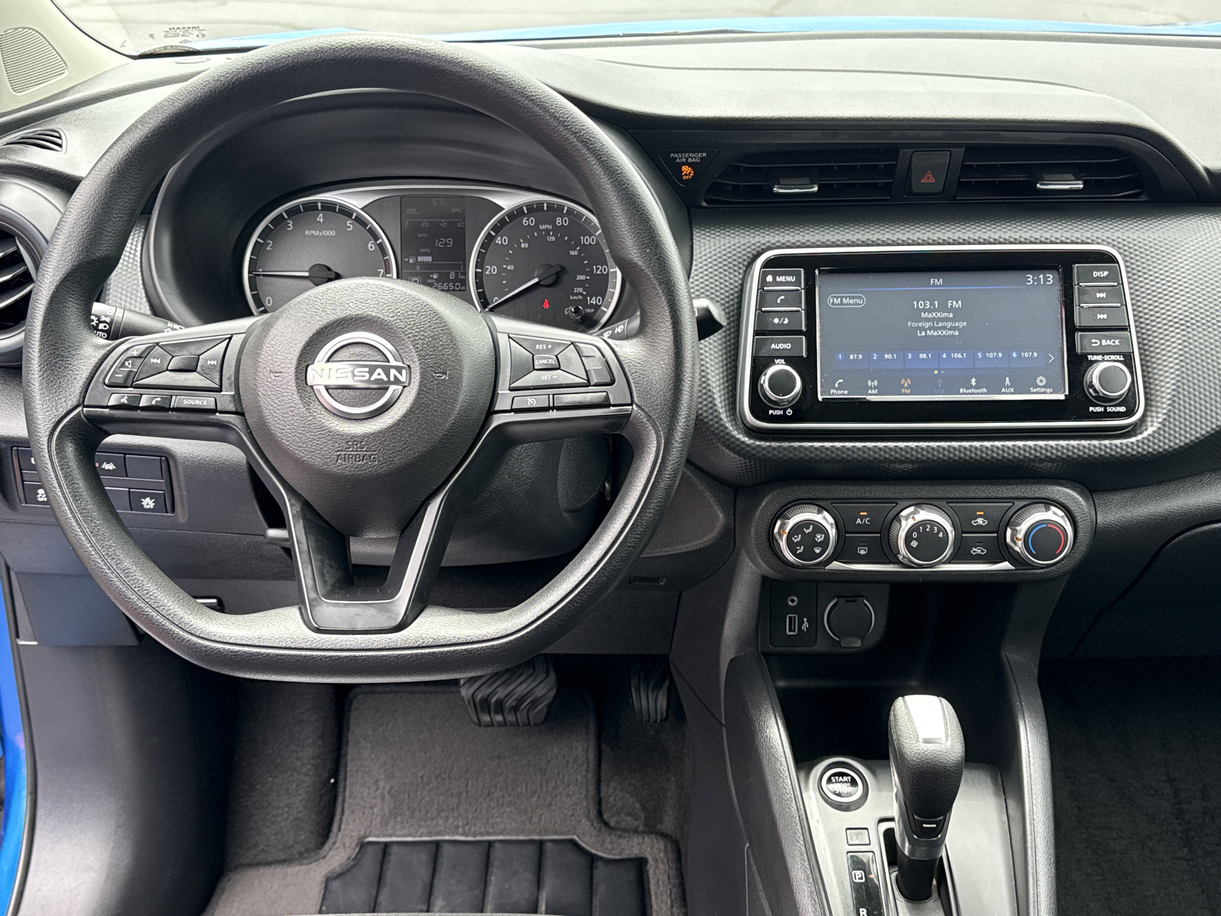 Certified Used 2024 Electric Blue Metallic Nissan S image 7