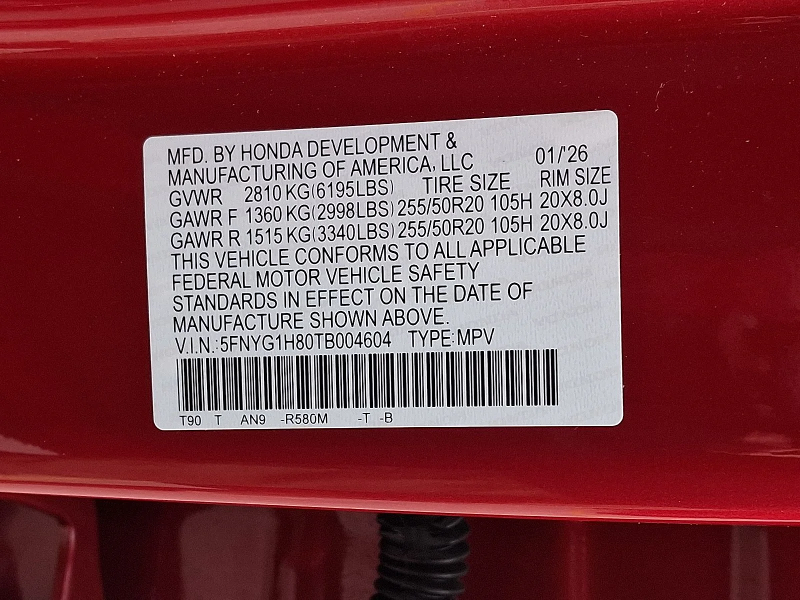 Used 2026 Red Honda Elite image 28