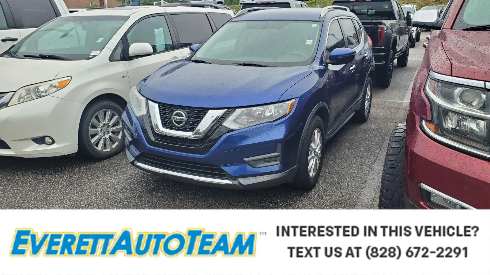 Used 2018 Caspian Blue Nissan SV image 1