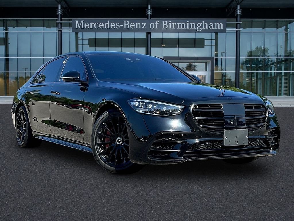 Certified Used 2023 Black Mercedes-Benz S 580 image 1