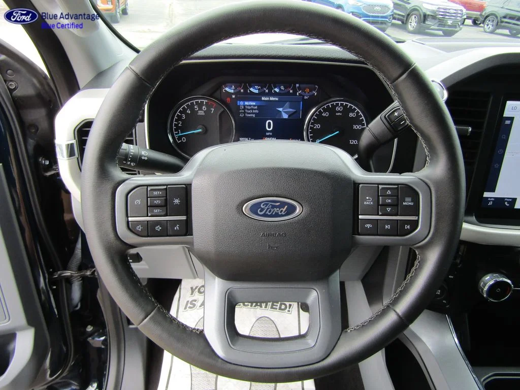 Certified Used 2023 Antimatter Blue Metallic Ford XLT image 19