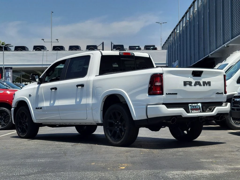 New 2026 Bright White Clear-Coat Exterior Paint RAM Laramie image 2