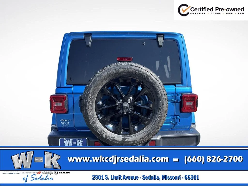 Certified Used 2023 Blue Jeep Sahara 4xe image 9