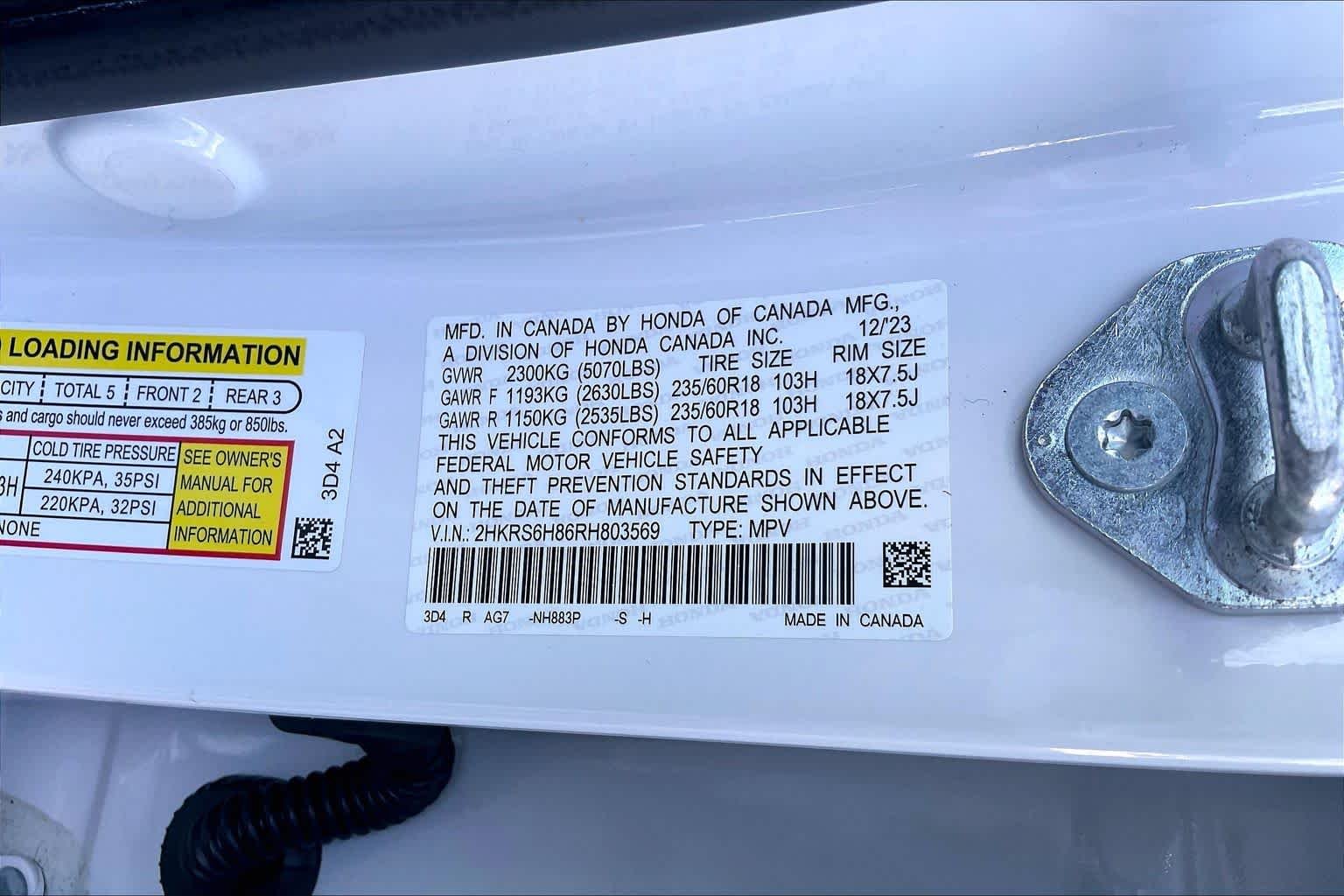Used 2024 Platinum White Pearl Honda Sport-L image 33