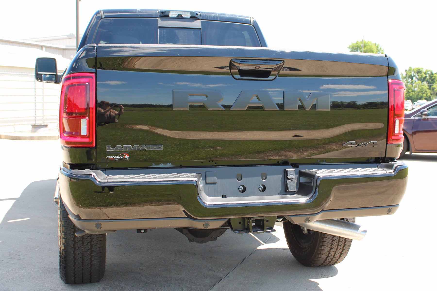 New 2026 Diamond Black Crystal Pearl-Coat Exterior Paint RAM Laramie 4x4 Crew Cab 6
