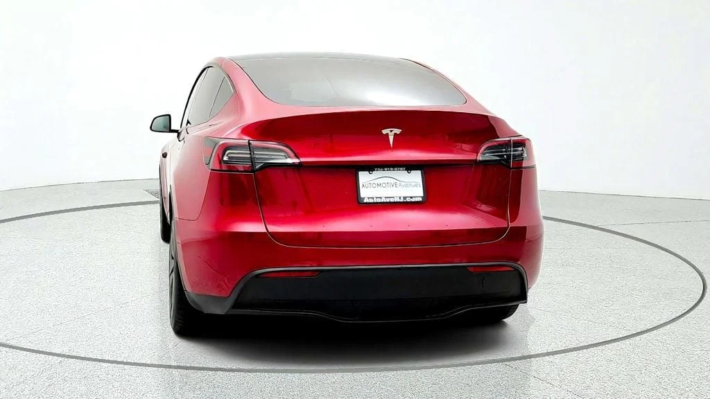 Used 2024 Ultra Red Tesla Long Range AWD w/ Premium White Interior image 6