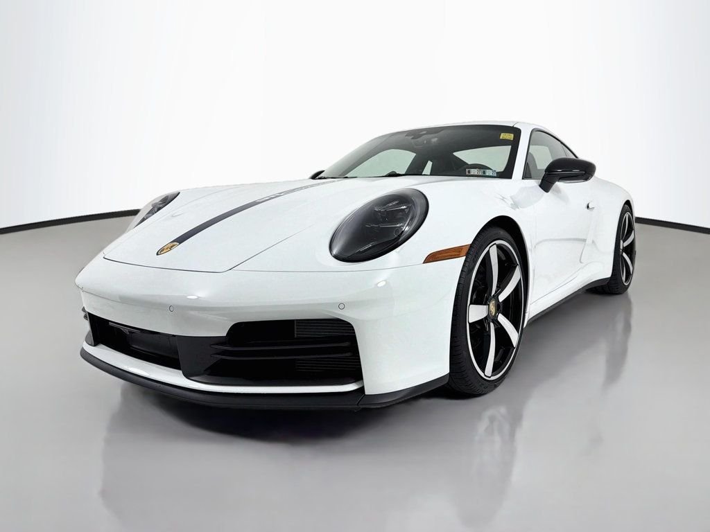 Certified Used 2025 White Porsche  image 1