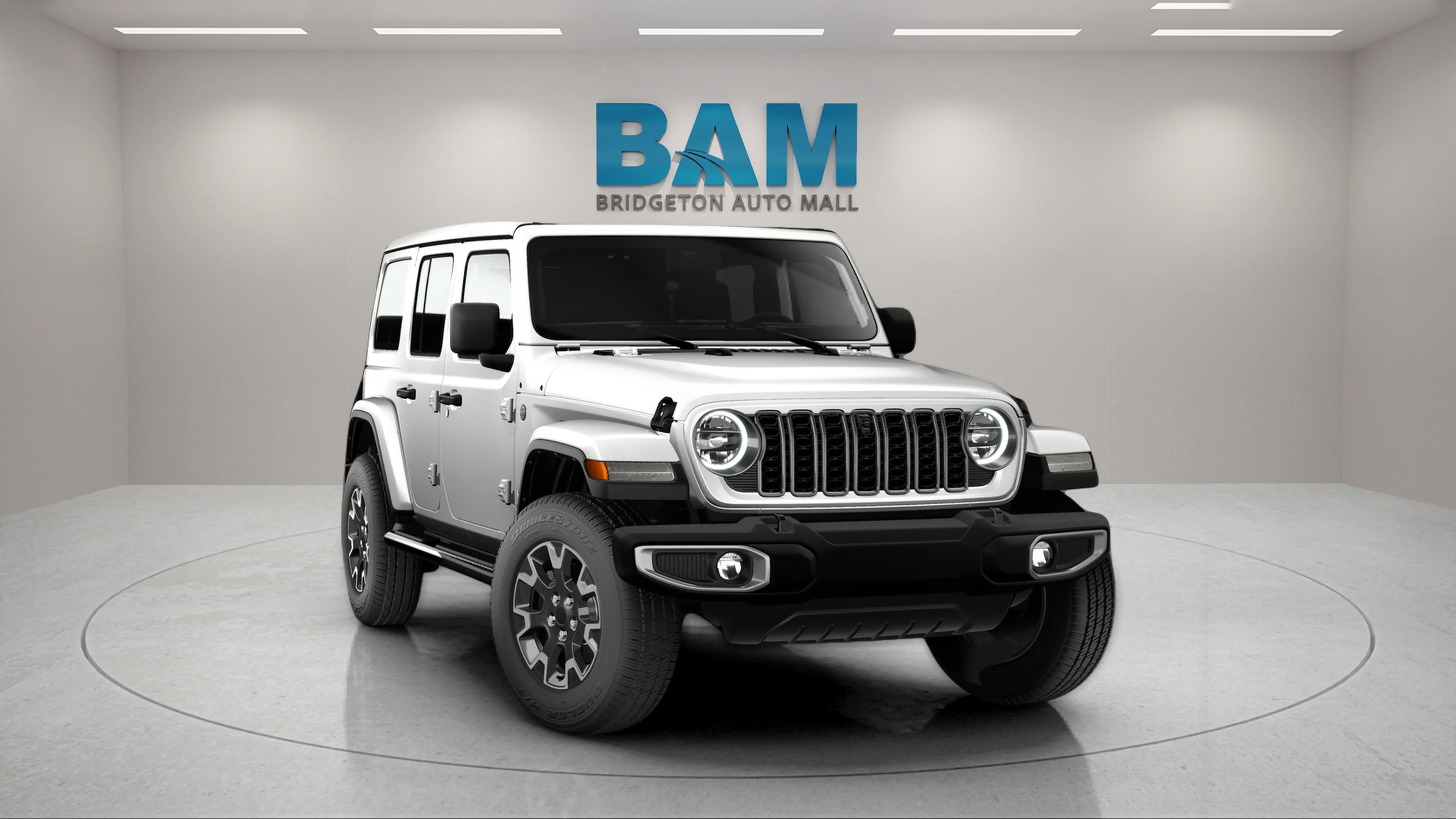 New 2026 Bright White Clear-Coat Exterior Paint Jeep Sahara image 16