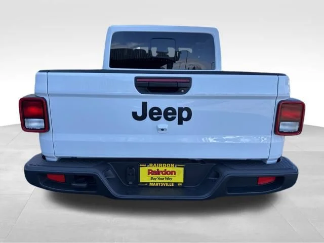 New 2026 Bright White Clear-Coat Exterior Paint Jeep Sport S image 6