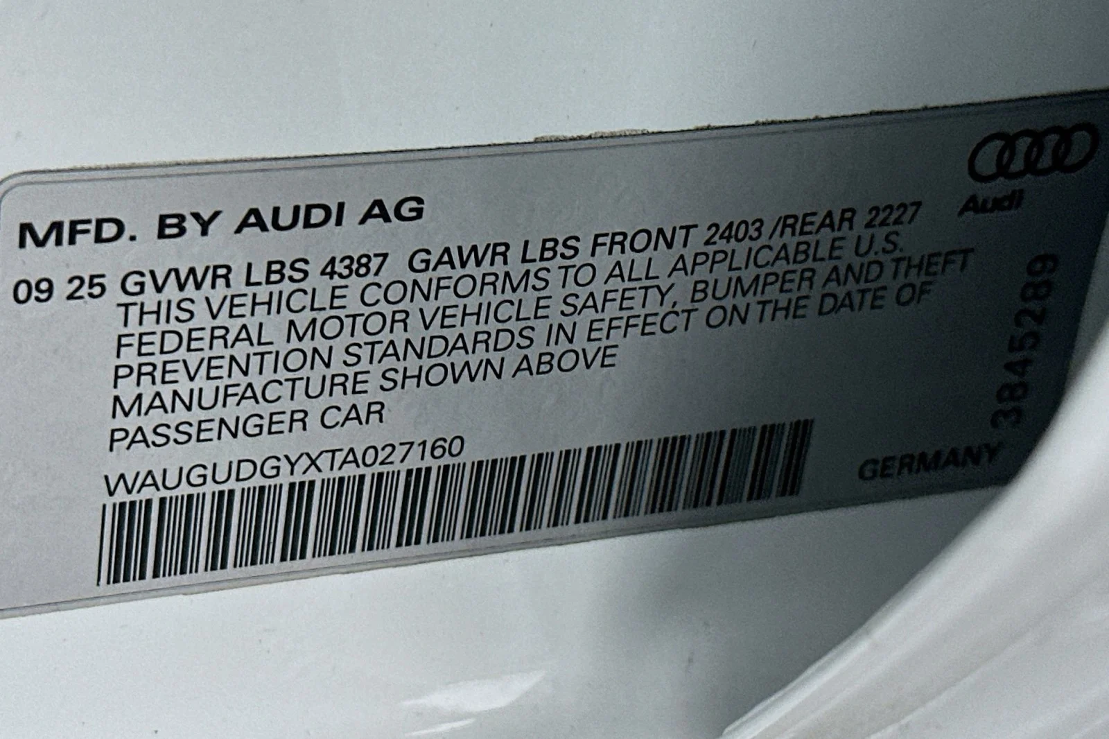 Used 2026 Glacier White Metallic Audi Premium image 23