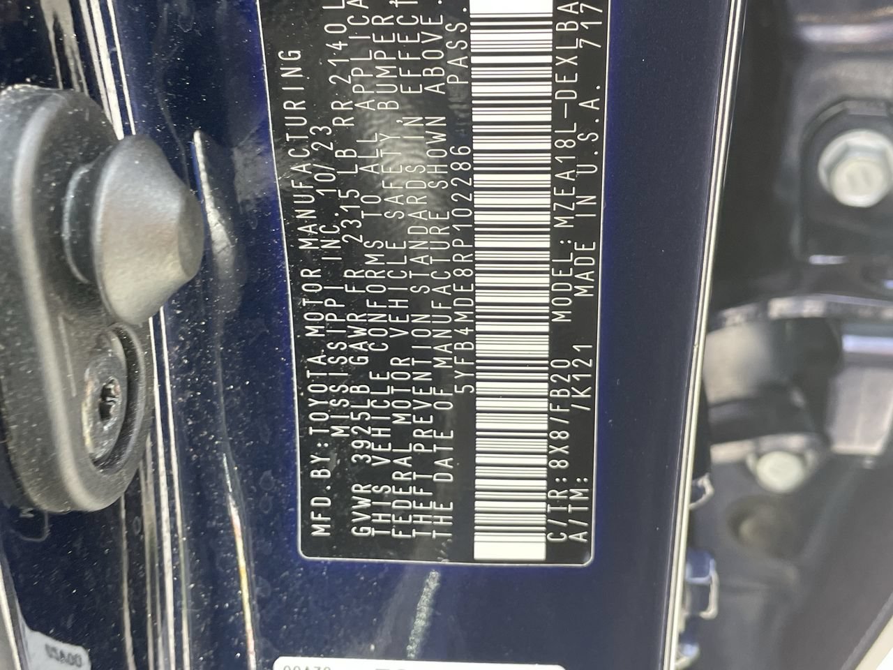 Used 2024 Blueprint Toyota LE image 31