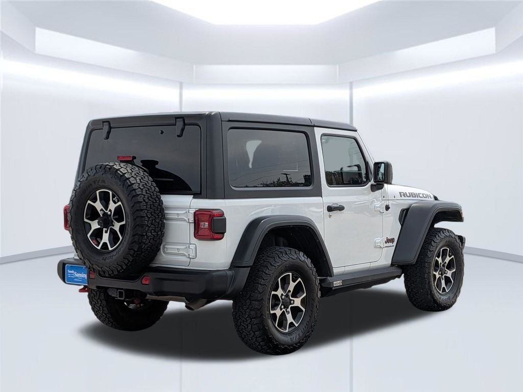 Used 2021 Bright White Clearcoat Jeep Rubicon image 6