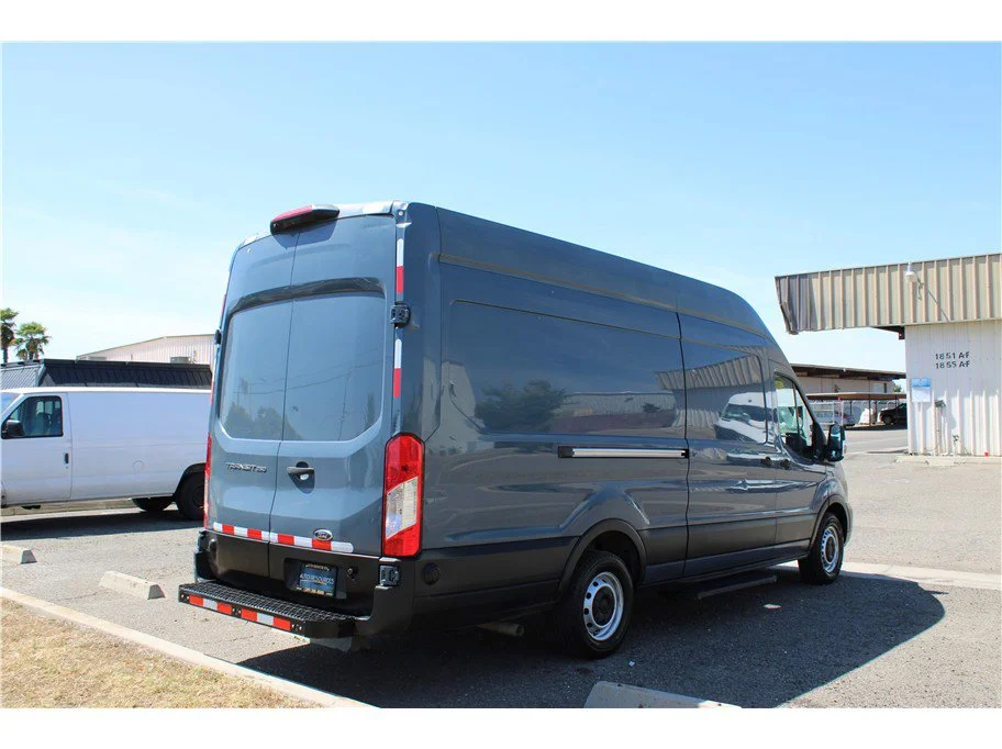 Used 2020 Gray Ford Extended Length High Roof Van 3D image 4