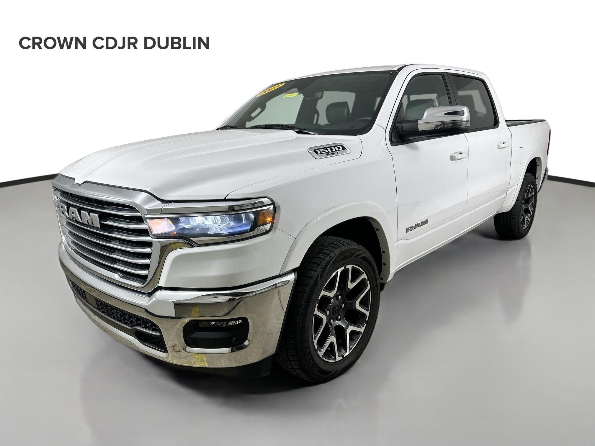 Used 2025 Bright White Clearcoat Ram Laramie image 1