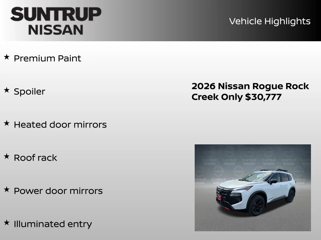 Certified Used 2026 White Nissan Rock Creek image 40