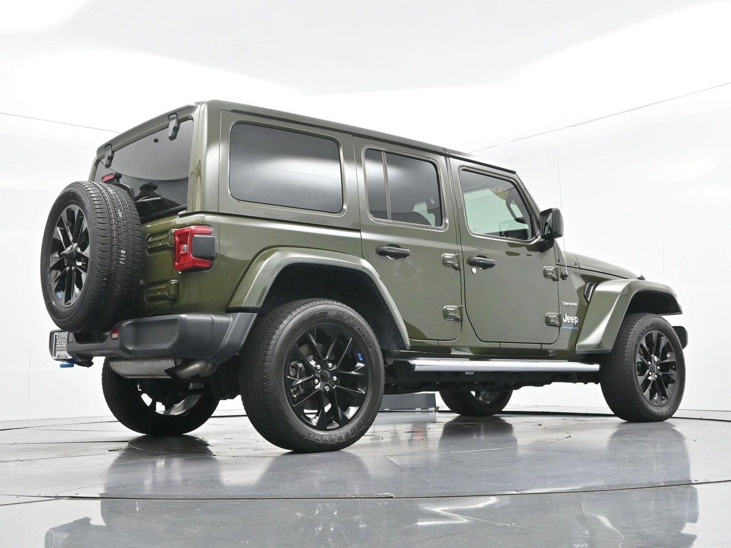 Used 2023 Sarge Green Clearcoat Jeep Sahara image 52