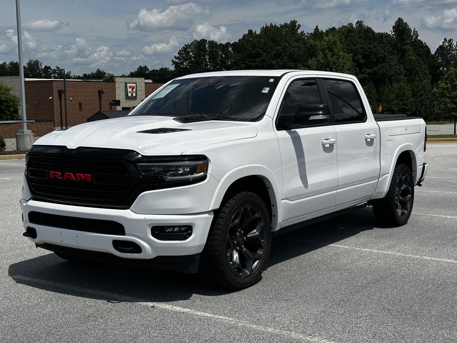 Used 2022 Bright White Clearcoat Ram Limited image 4