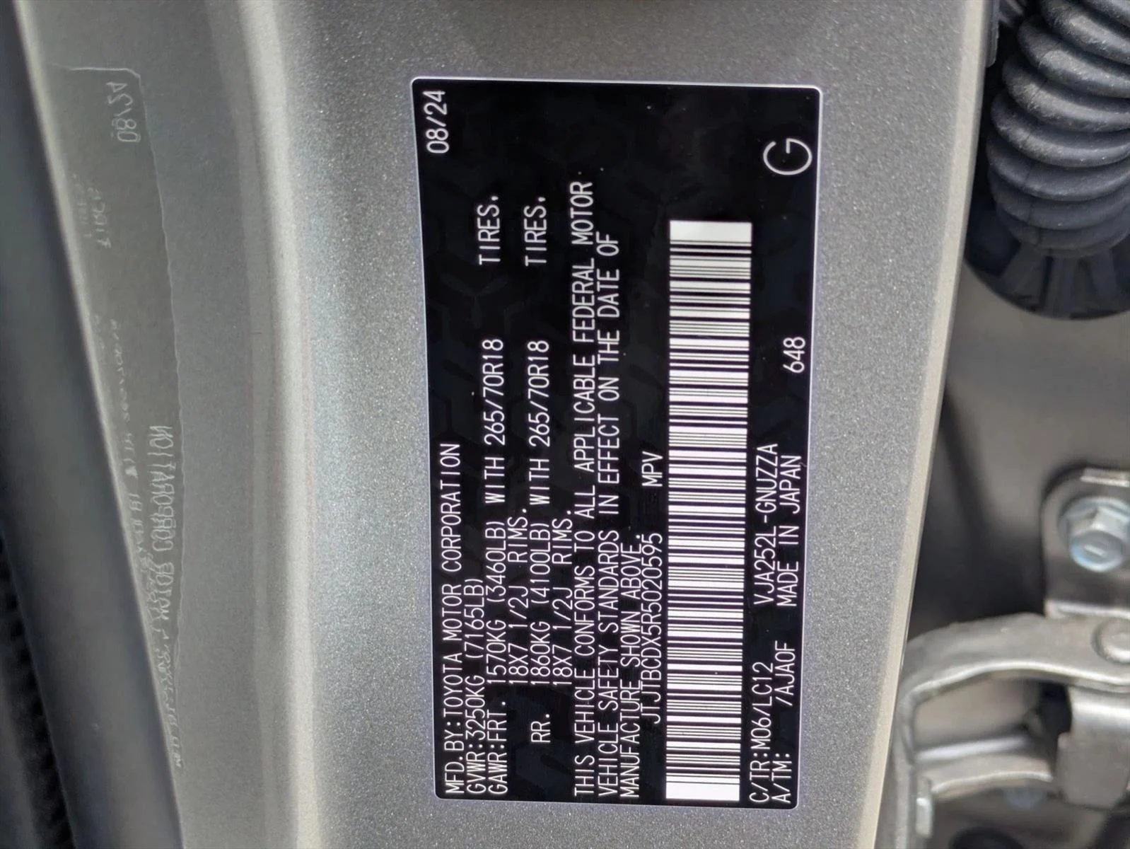 Used 2024 Atomic Silver Lexus GX 550 Overtrail image 15