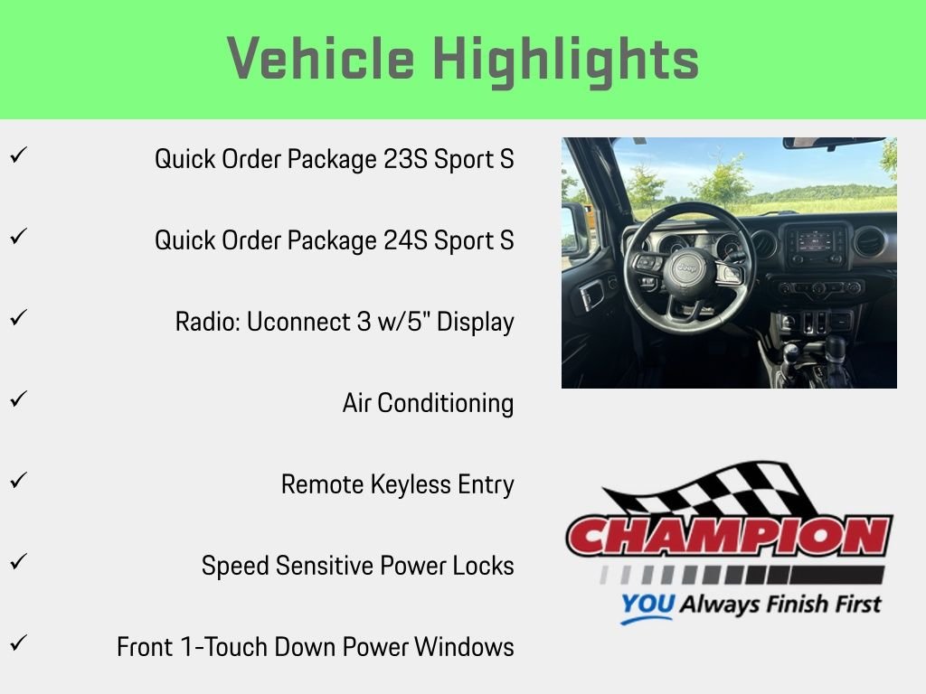 Used 2019 Silver Jeep Sport S image 6