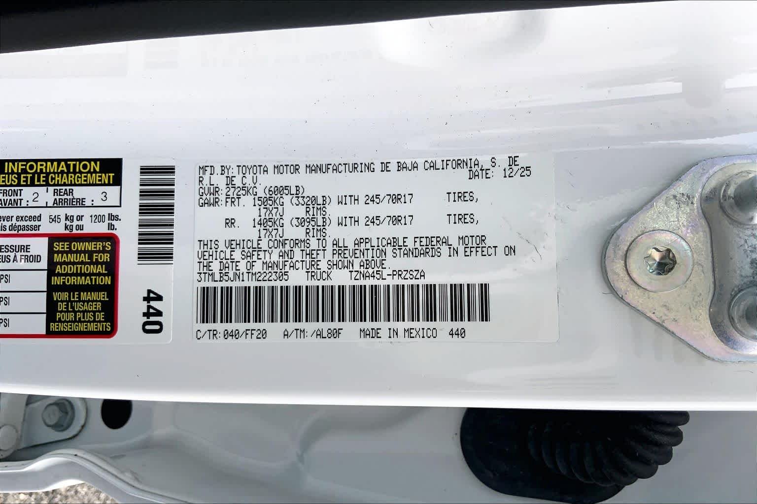 Used 2026 Ice Cap Toyota SR5 image 36
