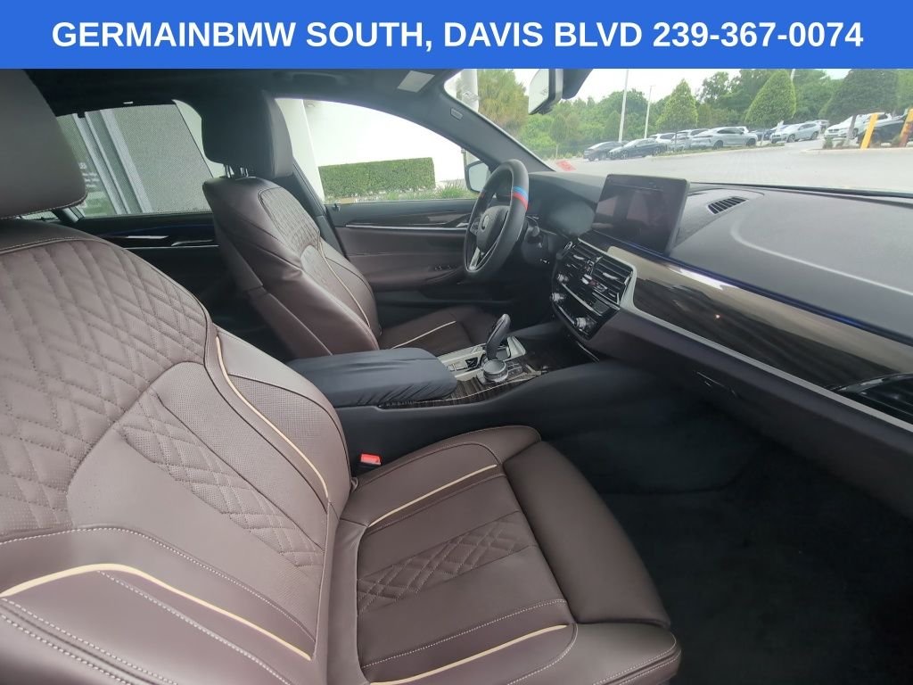 Certified Used 2023 Mineral White Metallic BMW 540i xDrive image 24