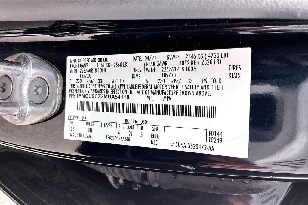 Used 2021 Blue Ford SEL image 36