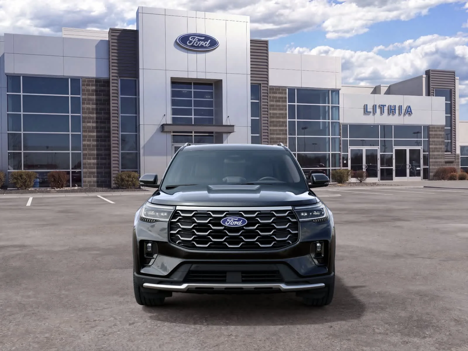 New 2027 Agate Black Metallic Ford Platinum™ image 3