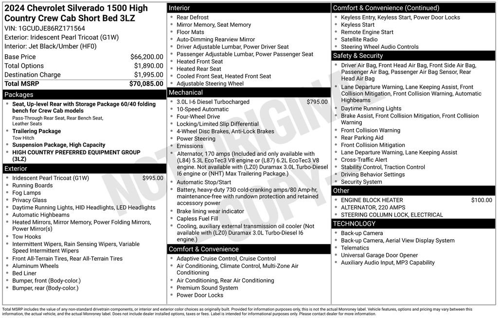 Used 2024 Beige Chevrolet High Country image 4