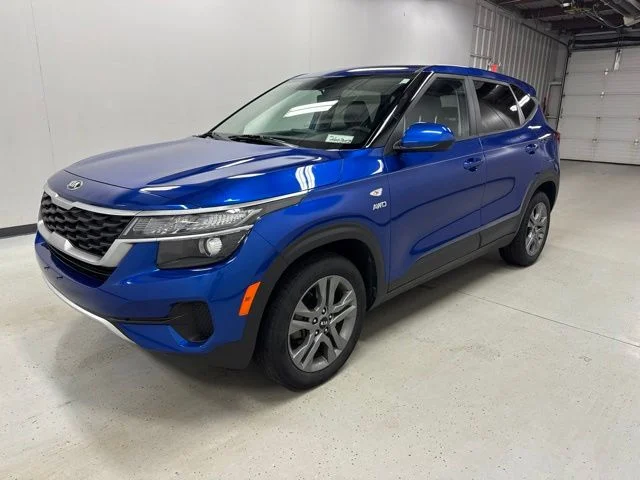 Used 2021 Blue Kia LX image 1