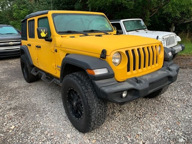 Used 2018 Yellow Jeep Unlimited Sport image 9