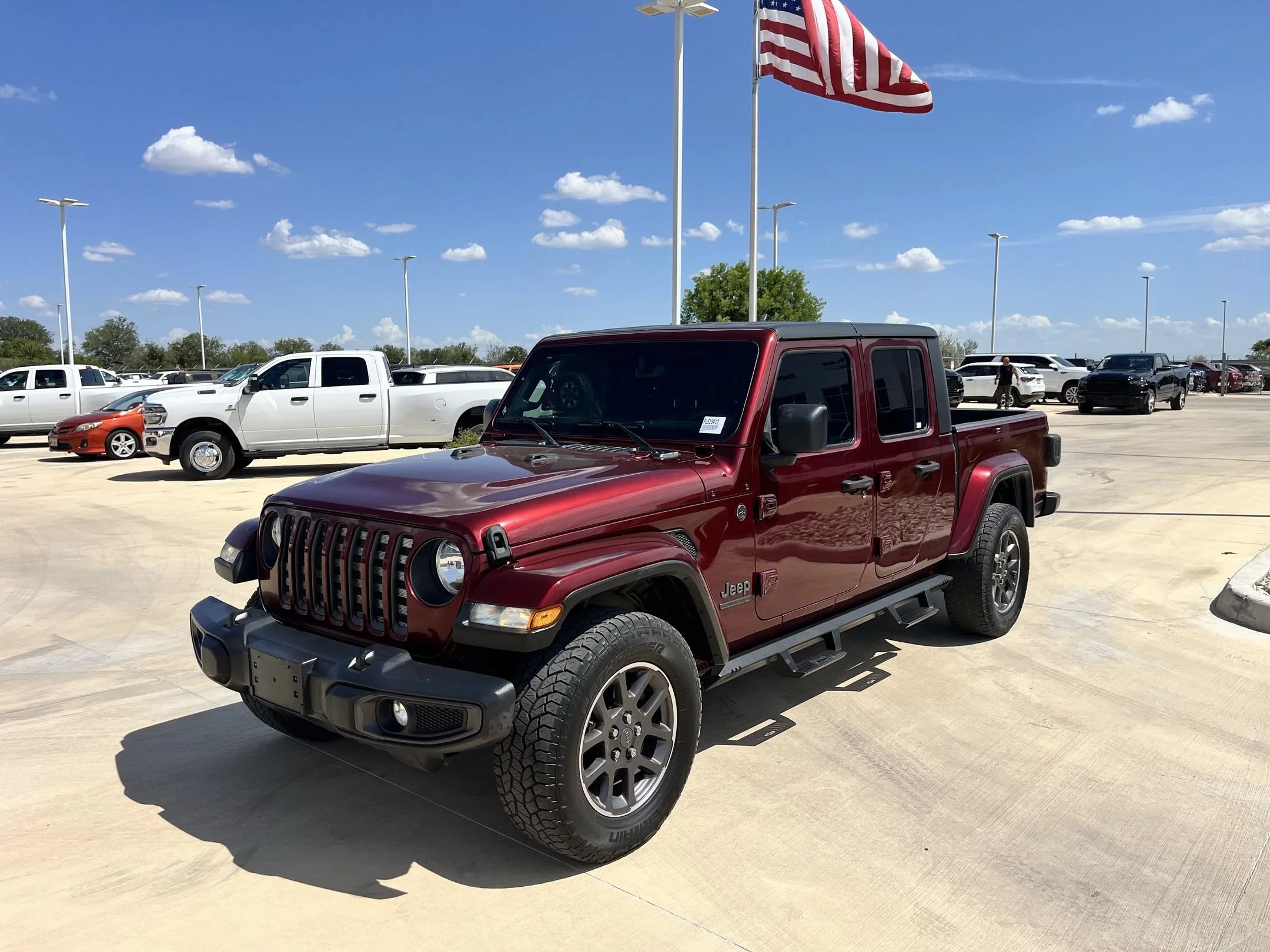 Used 2021 Red Jeep Sport image 7