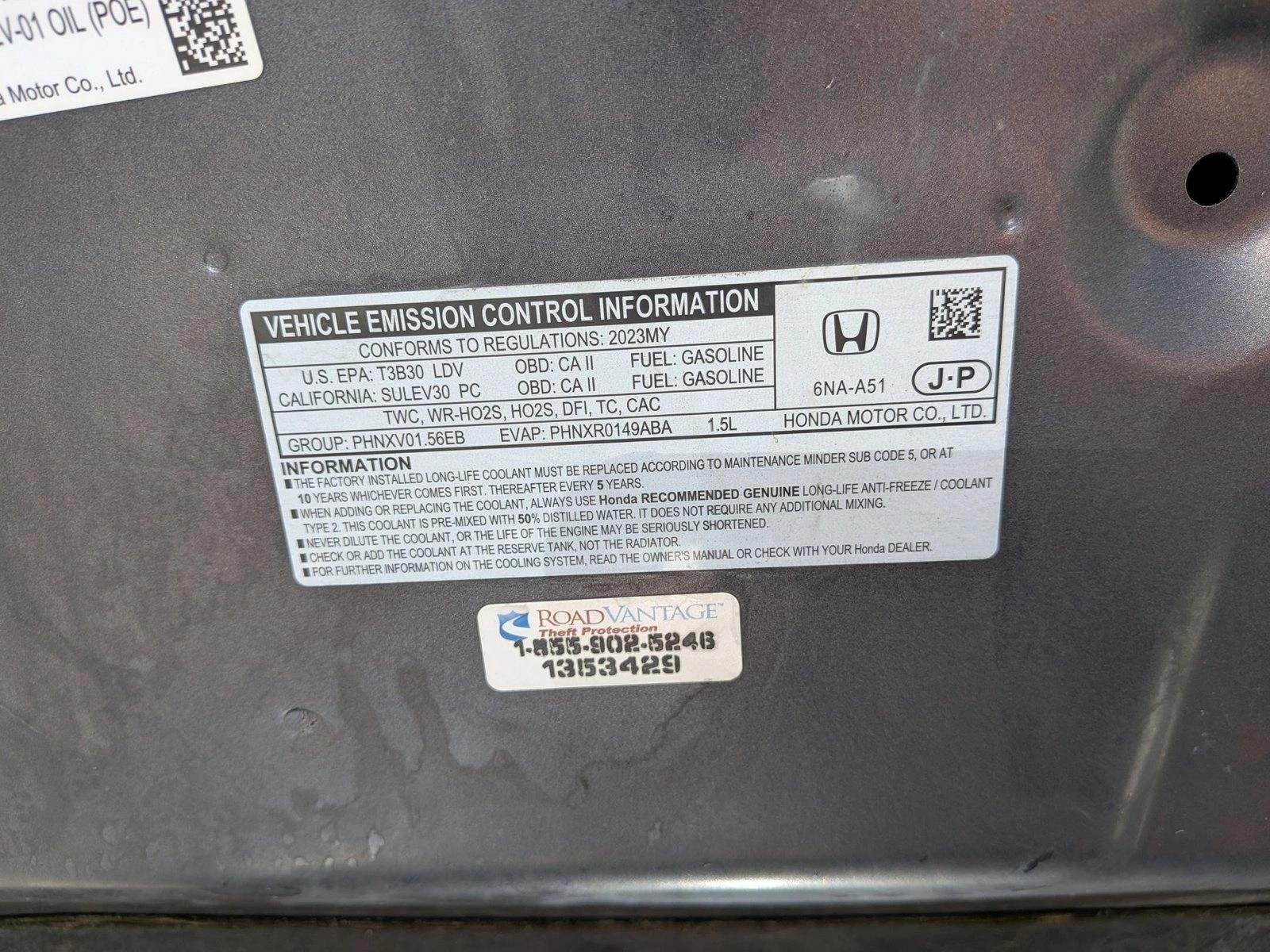 Used 2023 Black Honda EX image 24