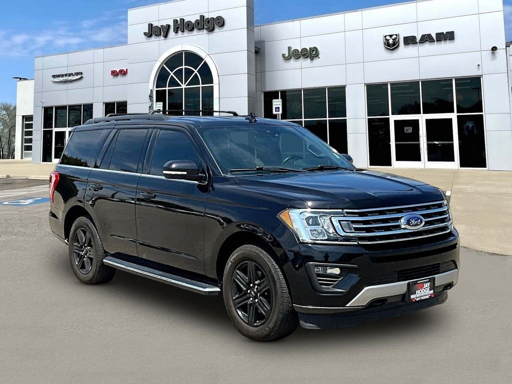 Used 2021 Black Ford XLT image 1