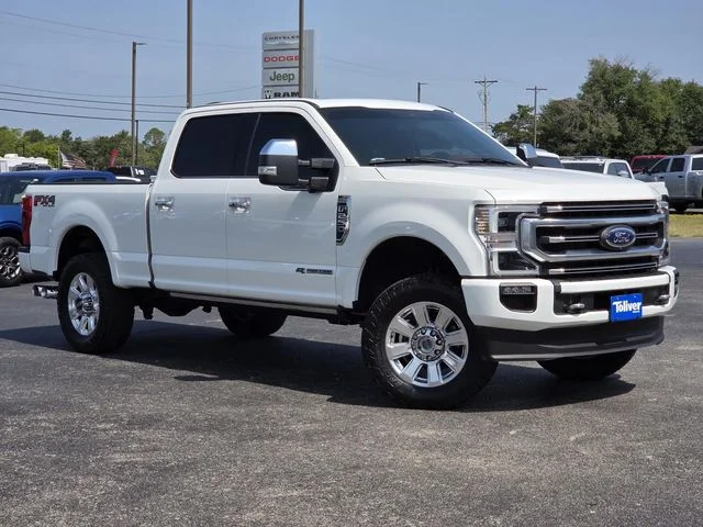 Used 2021 White Metallic Ford Platinum image 2
