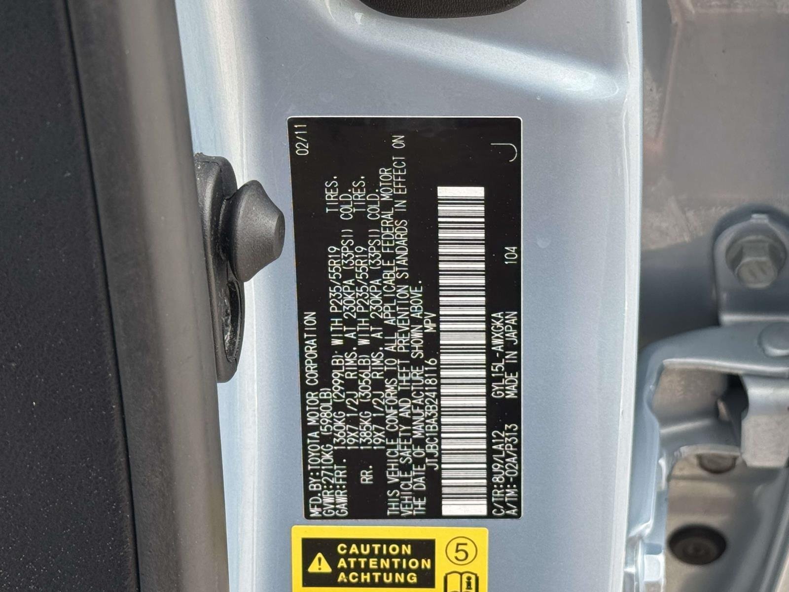 Used 2011 Cerulean Blue Metallic Lexus  image 32
