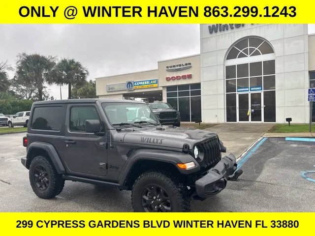 Used 2021 Gray Jeep Willys image 1