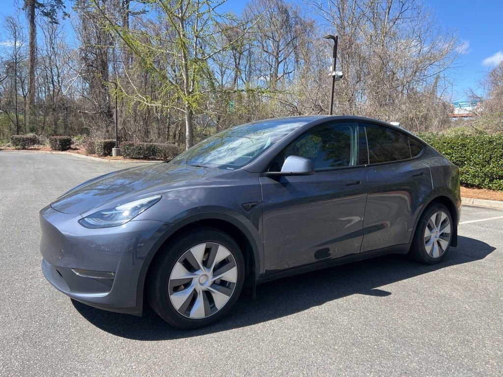 Used 2023 Tesla Model Y Long Range with VIN 7SAYGDEE2PA111168 for sale in Huntersville, NC
