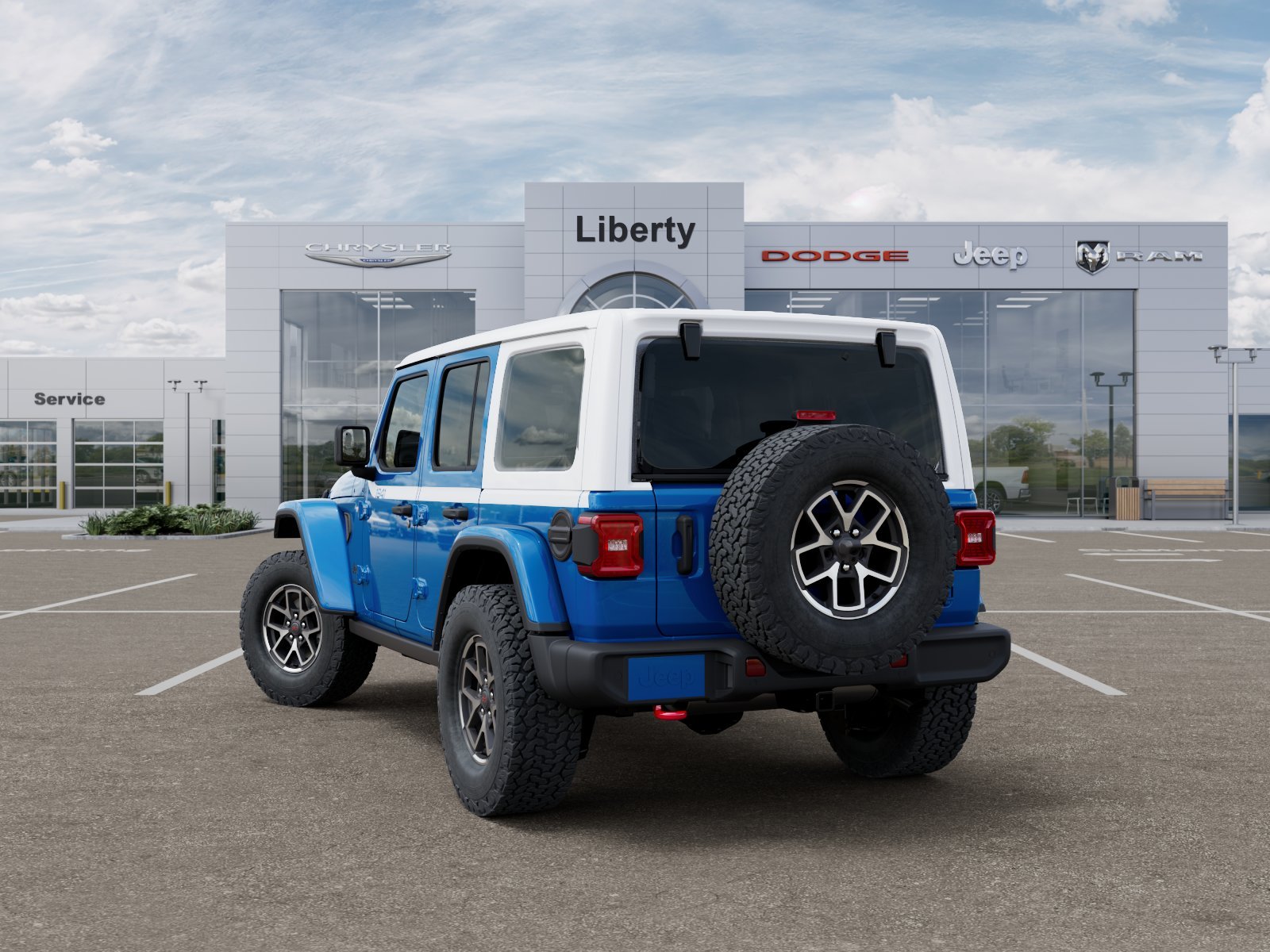 New 2026 Hydro Blue Pearl-Coat Exterior Paint Jeep Rubicon image 33