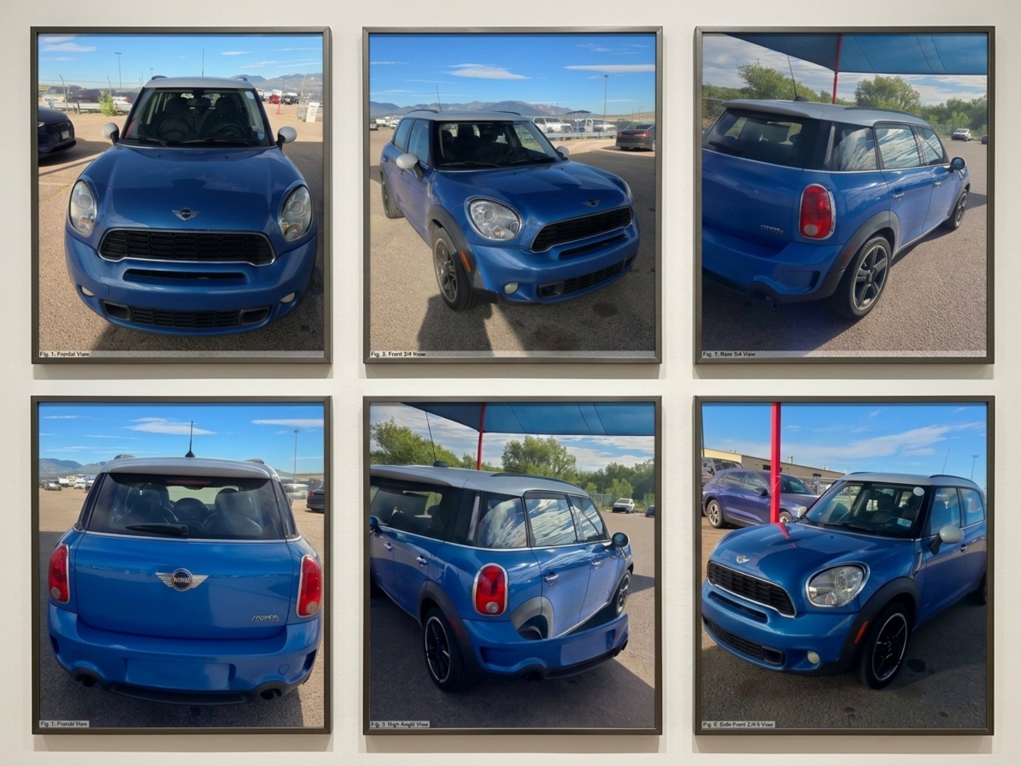 Used 2013 True Blue Metallic MINI Cooper S ALL4 image 2