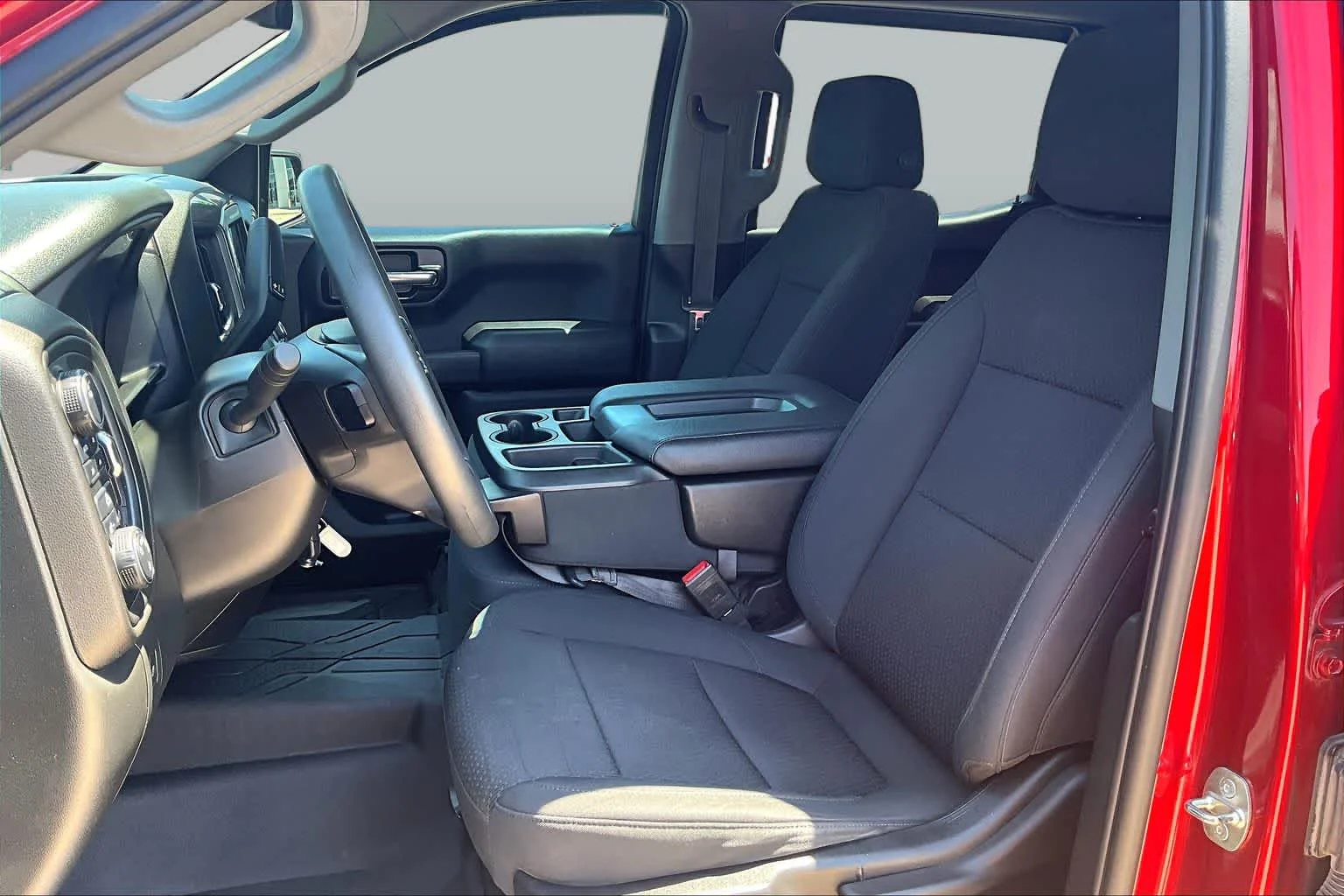 Used 2021 Cherry Red Tintcoat Chevrolet Custom Trail Boss image 9