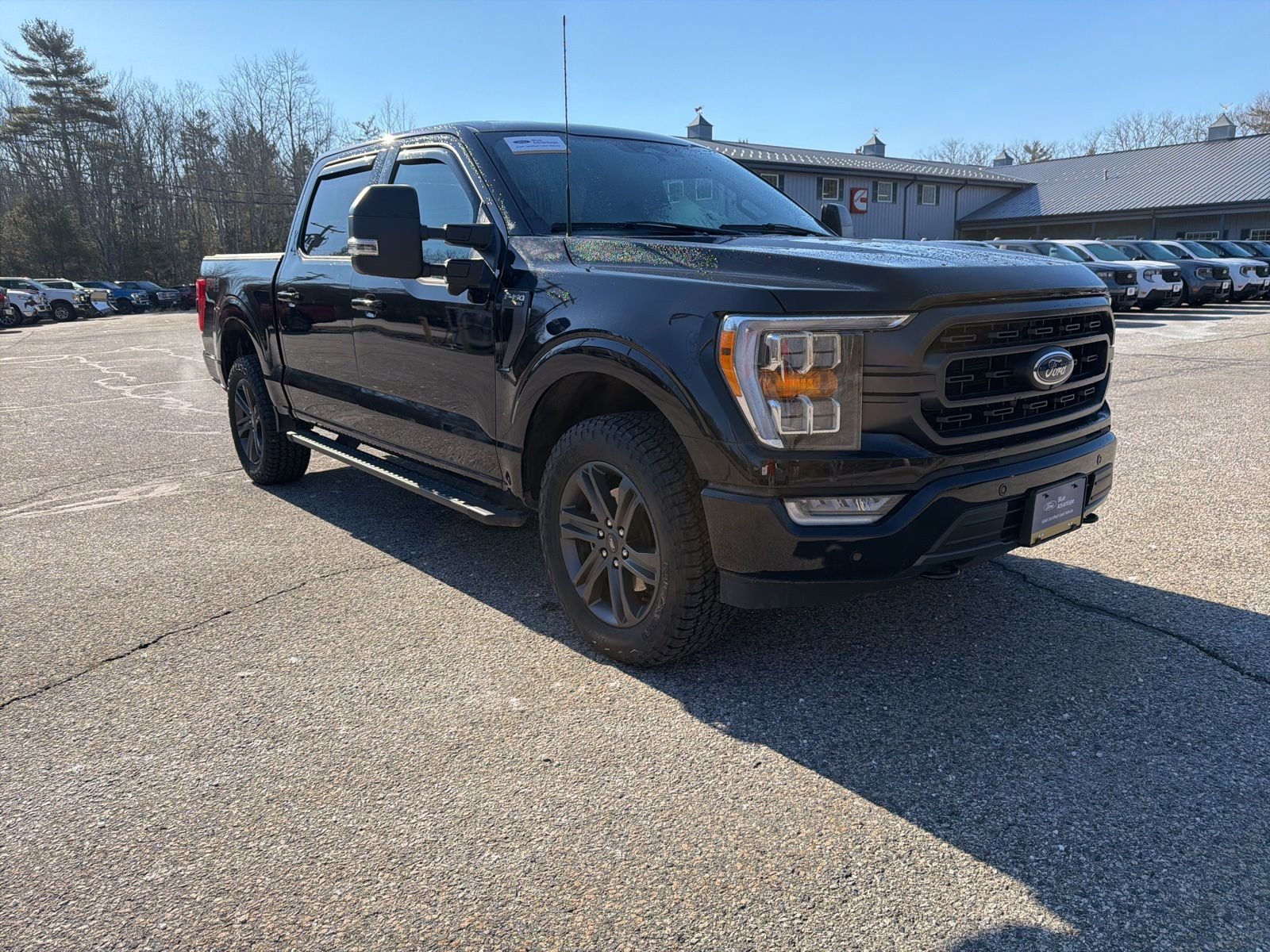 Black 2023 Ford F-150 XLT SuperCrew 4WD Pickup Truck Four-Wheel Drive