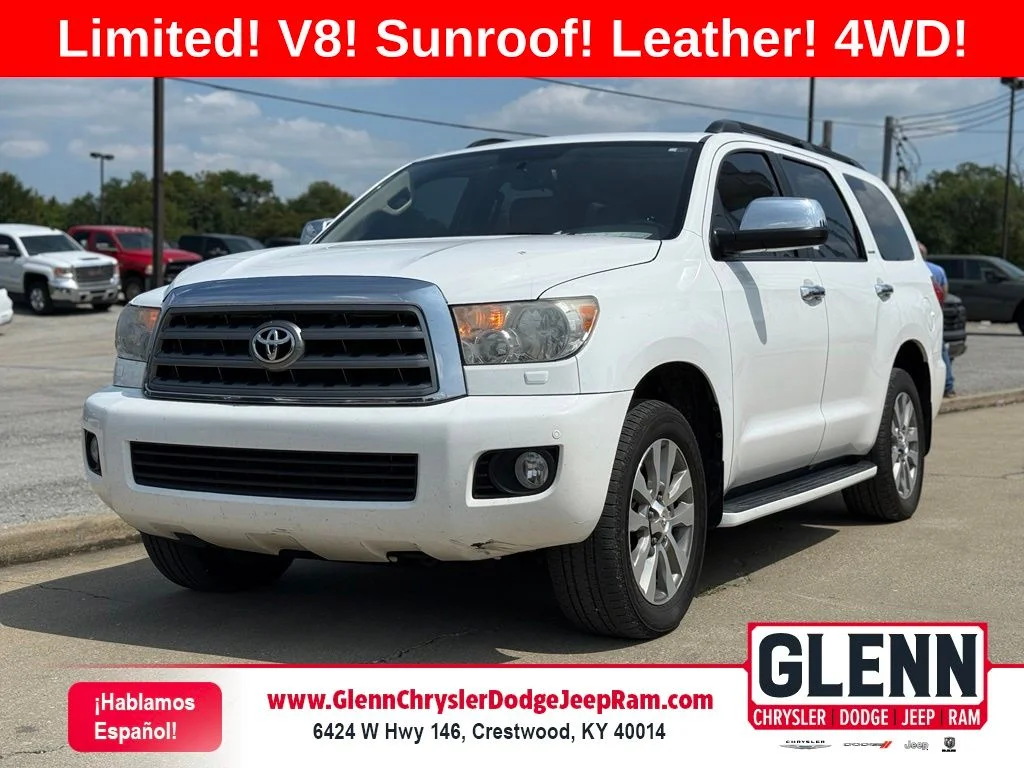 Used 2015 White Toyota Limited image 1