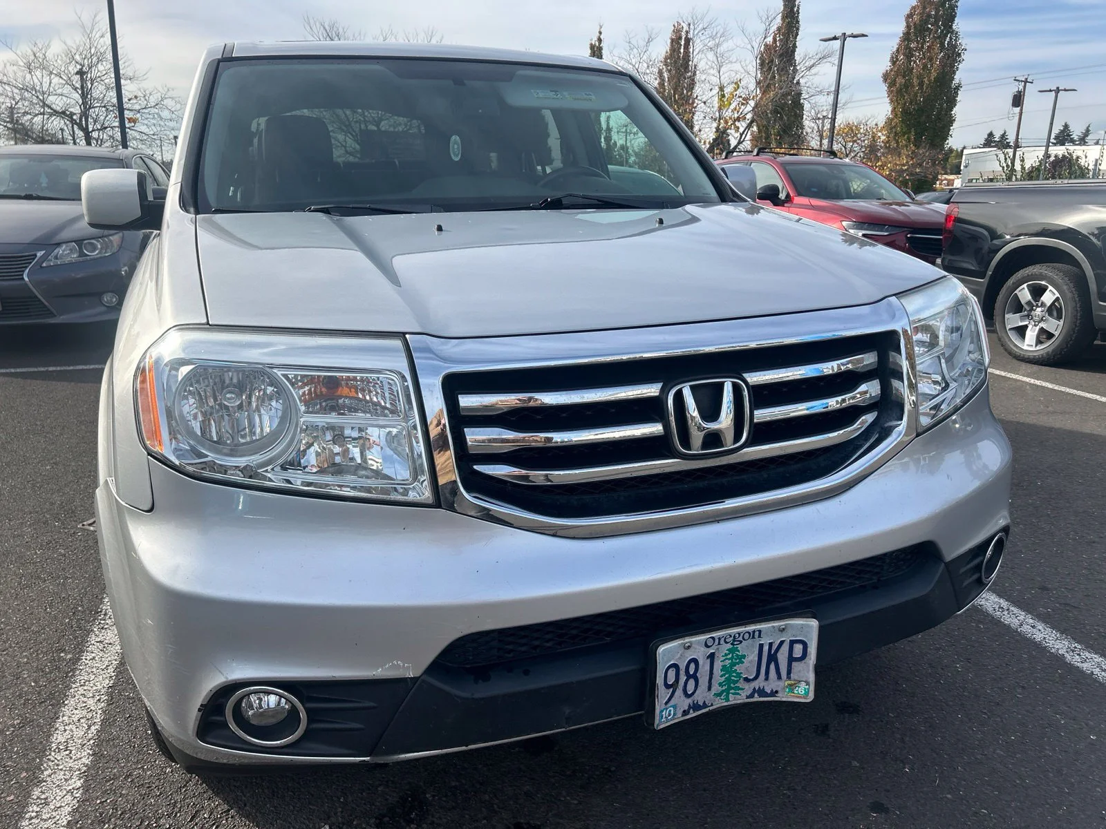Used 2013 Alabaster Silver Metallic Honda EX-L image 3