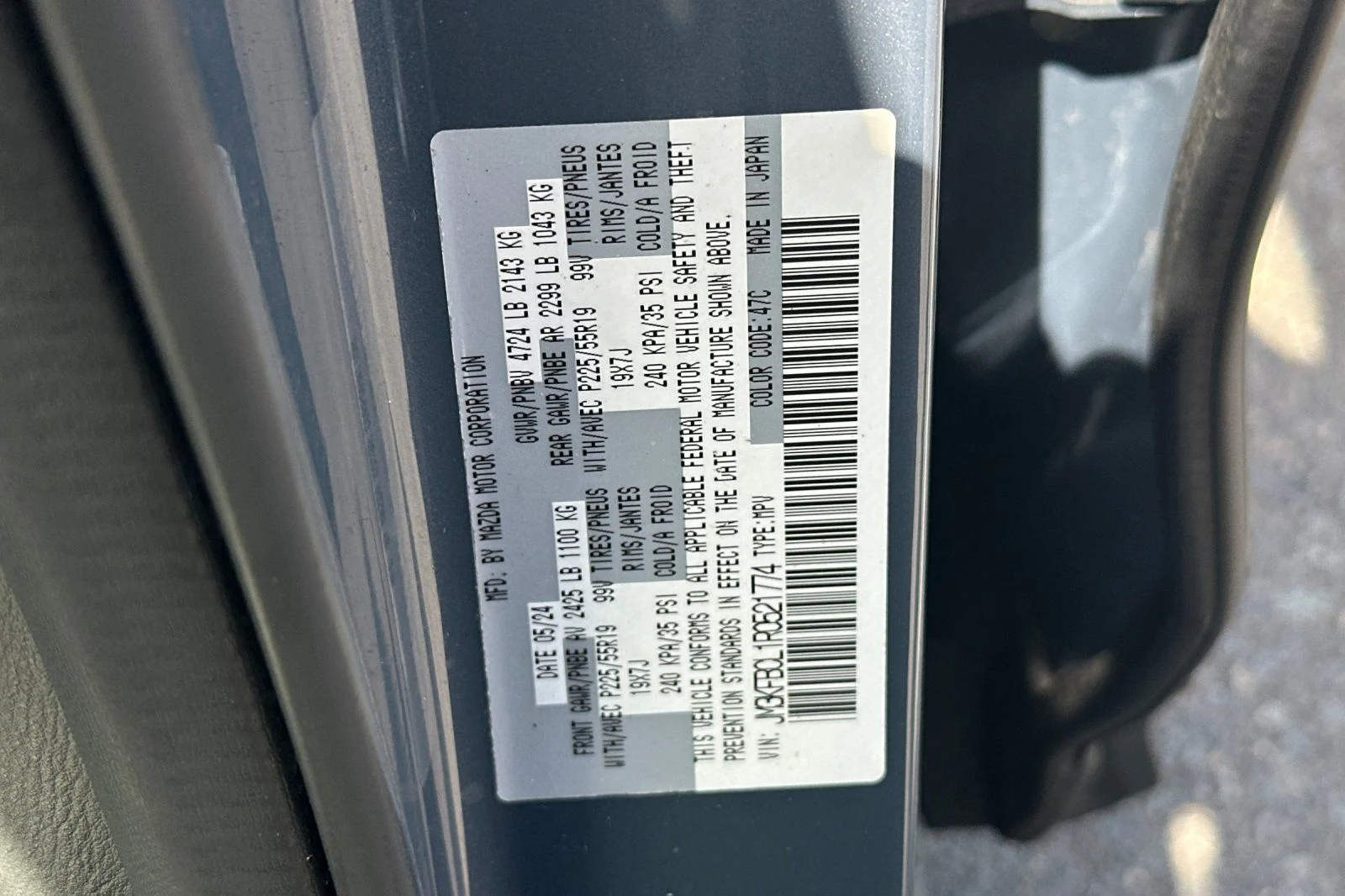 Used 2024 Gray Mazda 2.5 S Carbon Edition image 28